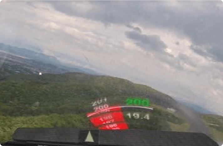 ヘッドアップディスプレイ（HUD）ver.1 投入